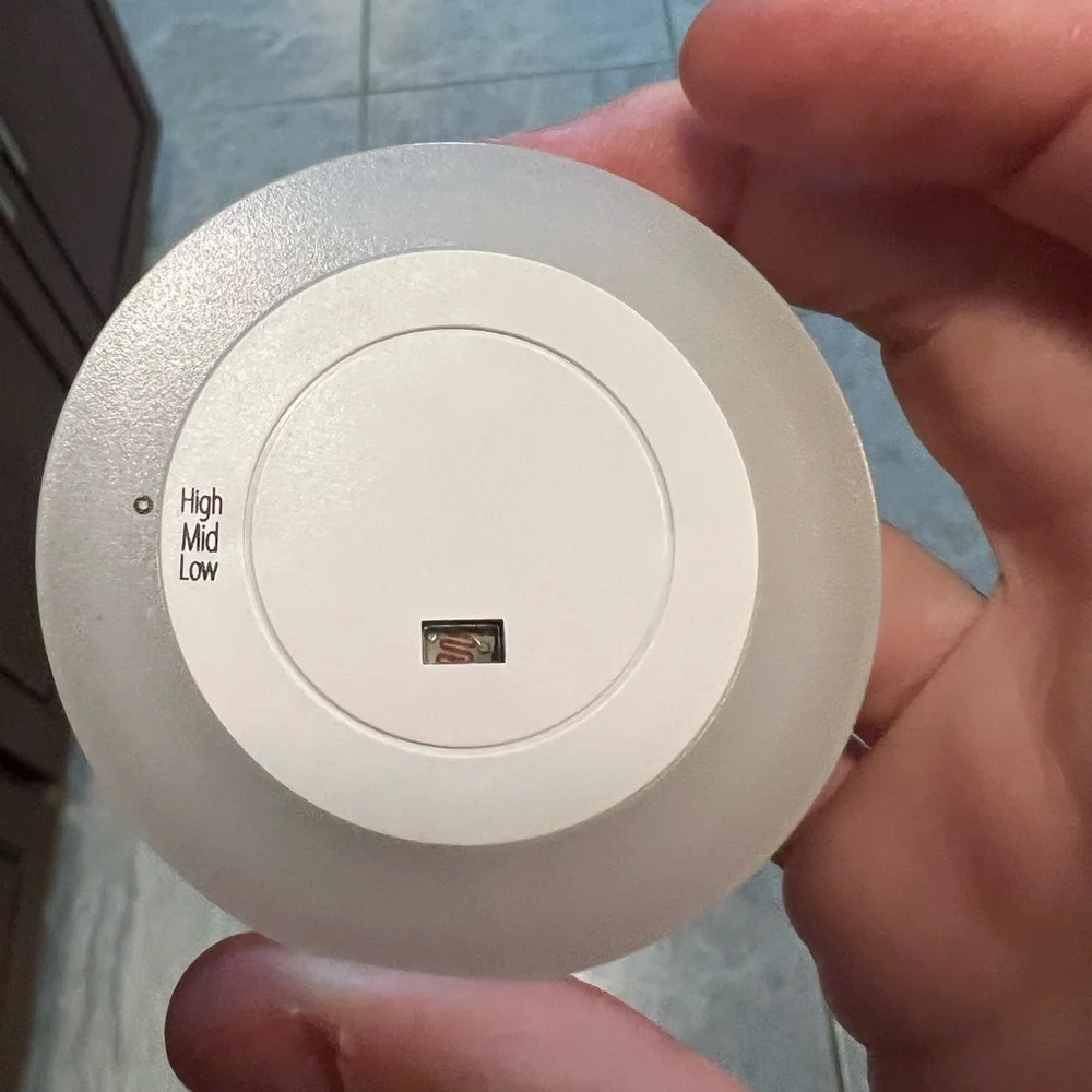 Red Night Light with Outlet - Picture 5 of 5